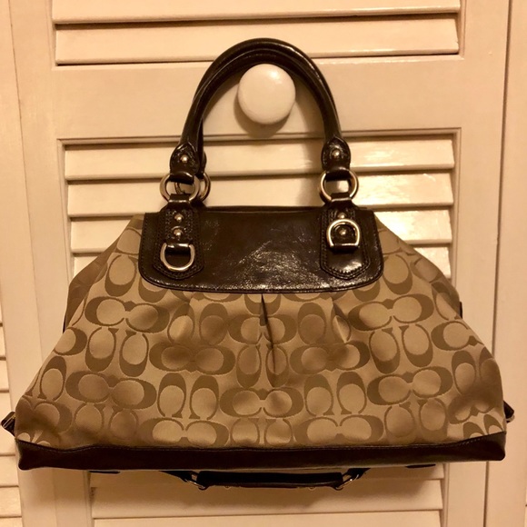 EUC Coach Ashley Signature Sateen Satchel Bag - Picture 2 of 8